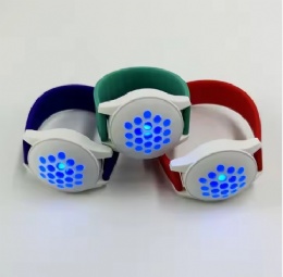 Waterproof rechargeable timer LED wristbands light bracelet for time management